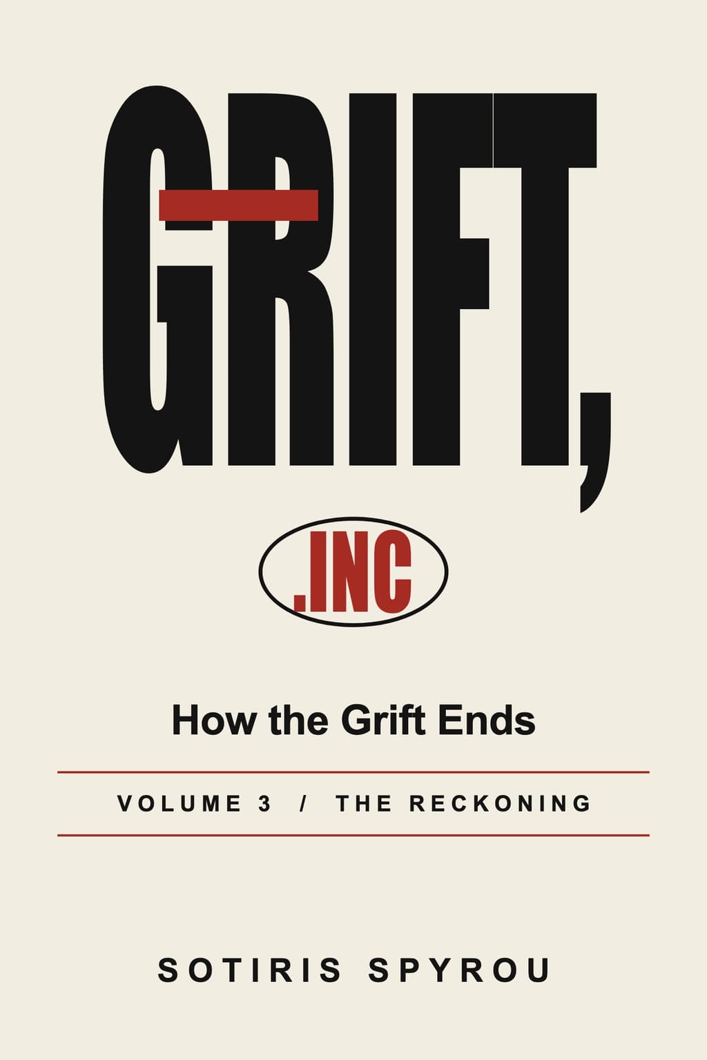 Grift, Inc. Volume 3 cover